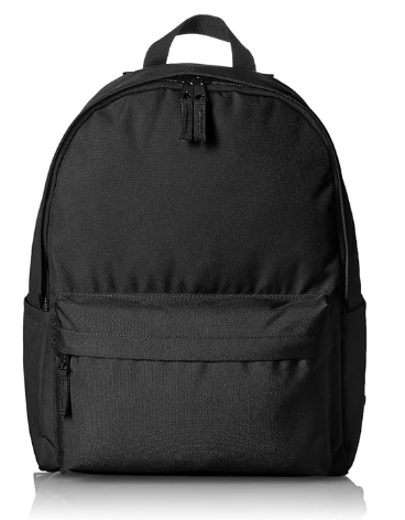 Black backpacks: AmazonBasic Classic